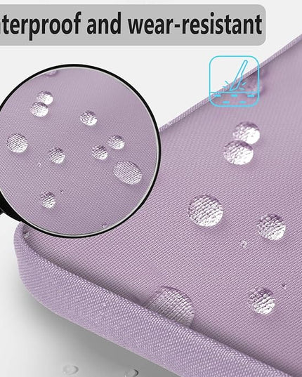 Laptop Shoulder Bag 13 13.3 14 Inch Case Compatible with MacBook Pro 14 2025-2021 M4/M3/M2/M1, Mac Air/pro 13-13.3 Inch and Most Popular 13-14 Notebooks,Spill-Resistant Briefcase, Purple