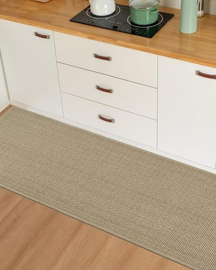 Artoid Mode Washable Non-Slip Rubber Backing Kitchen Rugs Doormat, Absorbent Kitchen Floor Mats in Front of Sink Kitchen Mats for Floor Home Decor 24x72 Inch