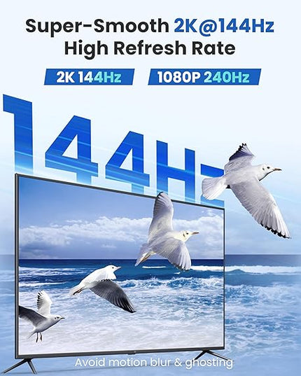 WARRKY USB C to HDMI Cable 4K 60Hz[Anti-Interference, Gold-Plated Plugs] Aluminum HDR Type-C to HDMI 2.0 Cord, Thunderbolt 3/4/5 Compatible for iPhone 15/16 Series, MacBook, iMac, iPad Pro, Galaxy-6ft