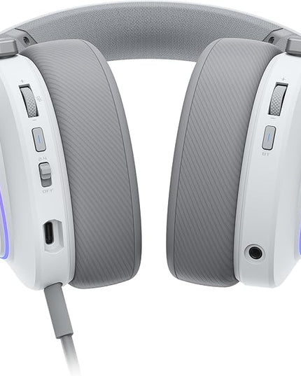 ASUS ROG Delta II Wireless Gaming Headset with Detachable Mic – Tri-Mode (BT, 2.4GHz, 3.5mm), 50mm Titanium-Plated Drivers, 110Hr Battery, Lightweight, for PC, PS5, PS4, Xbox, Switch, Mobile - White