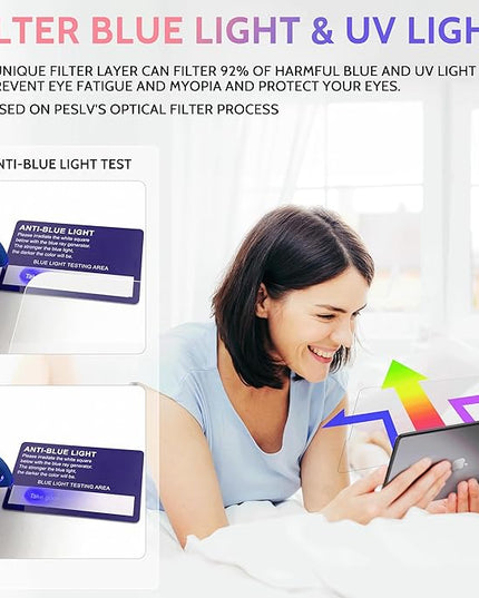 2 Pack Like Paper Screen Protector for iPad Air 5th & Air 4th (10.9 Inch)/ iPad Pro 11 (2022/21/20/18), Matte Anti Glare PET Film/Blue Light Filter/Drawing & Writing Feel Like on Paper