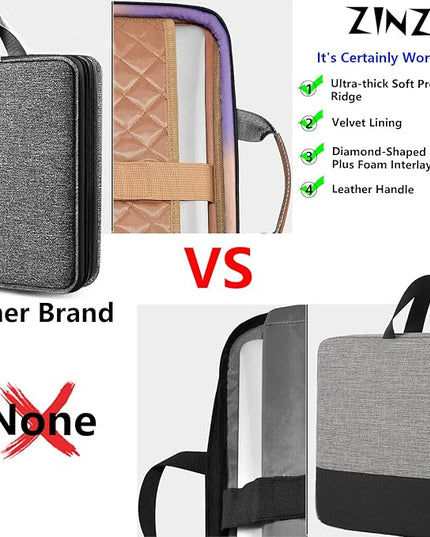 ZINZ Slim Expandable Laptop Case 15.6 Inch Sleeve Upgraded Protective Durable Recycled Carrying Case Compatible with MacBook 15" & 16" and Most 15" 15.6" 16" Notebook,D01G03