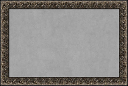 Amanti Art Black Framed Magnetic Board 25x37 Large Vision Board for use with Magnets, 100% Metal Sheet to Display Items as Office Decor or for Home Organization in mudroom, Kitchen or Kids Room