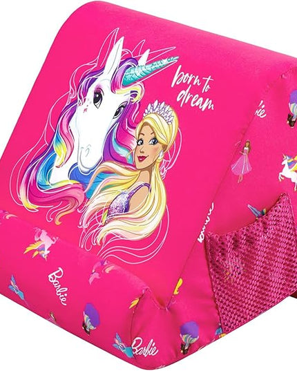 Flippy Original Tablet Pillow Stand & iPad Holder, Gift for Book Lovers & Readers, Multi-Angle Stand with Storage for Lap, Desk & Bed, Compatible with Kindle, Fire, iPad & Samsung, Barbie