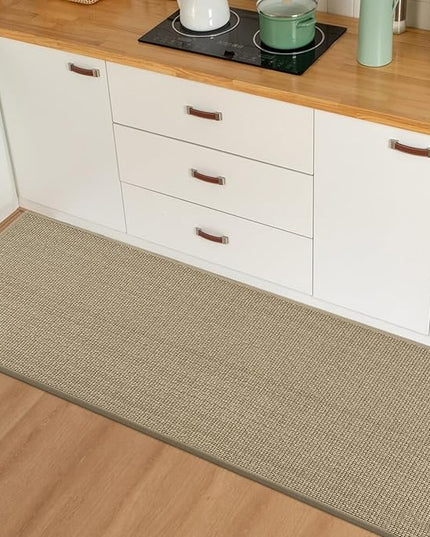 Artoid Mode Washable Non Slip Rubber Backing Kitchen Rugs Doormat, Absorbent Kitchen Floor Mats Front of Sink Kitchen Mats for Floor Home Decor 24x60 Inch