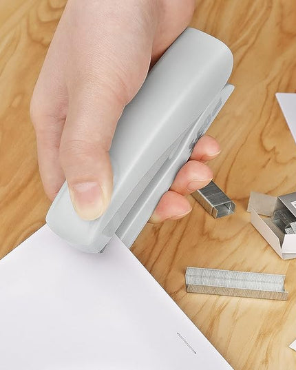 Asdirne Office Supplies Kit, Desk Accessory Set, Including 2 Scissors, 1 Stapler,1000 Pieces 26/6 Staples, 1 Staple Remover, 1 Tape Dispenser and 1 Tape, Perfect Office Partners