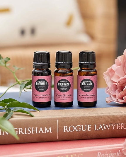 Edens Garden Rosemary- Moroccan Essential Oil- 100% Pure Premium Grade, Undiluted, Natural, Therapeutic, Aromatherapy, The Best for Skin, Laundry, Humidifiers 10 ml (.33 fl oz)