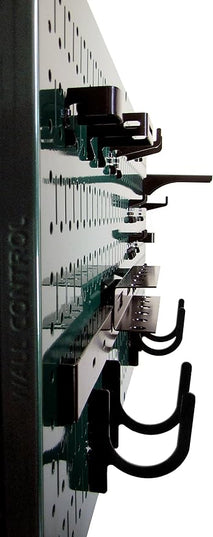 Wall Control Pegboard Value Pack - (3) Pack of Wall Control 16-Inch Tall x 32-Inch Wide Horizontal Green Metal Wallboards for Home & Garage Tool Storage Organization (Green Pegboard)