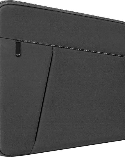 Laptop Sleeve Bag 15.6 inch, BOOEUDI Shockproof Protective Computer Carrying Cover with Front Pocket, Briefcase Handbags Laptop Case for 15.6 inch HP, Dell, Acer, Asus, Notebook, Grey