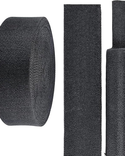 2 in 1 Heat Shrink Braided Sleeving Fabric Tubing-Ideal fit Irregular Shape Hose/Cable/Wire (1-1/8"(29mm), 32FT)
