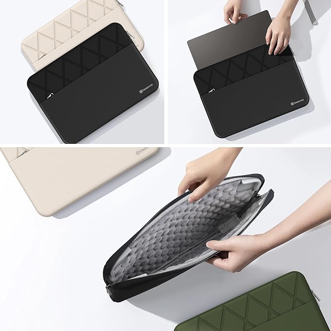 Smatree 14 inch Laptop Sleeve for Samsung Galaxy Chromebook Go/Galaxy Book Go 5G, Samsung Protective Laptop Case with Accessory Pocket, YKK Zipper, Patented Super Corner Design (E415)