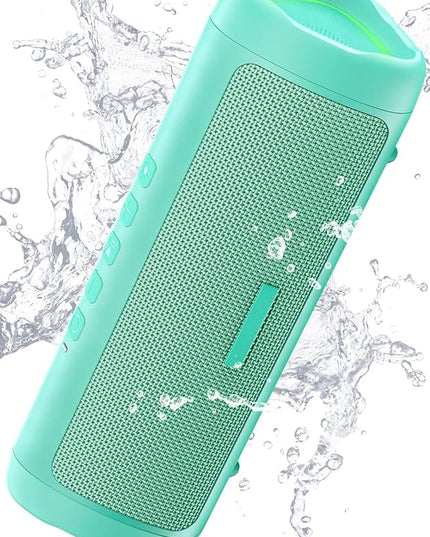 Bluetooth Speaker with HD Sound, Portable Wireless, IPX5 Waterproof, Up to 20H Playtime, TWS Pairing, BT5.3, for Home/Party/Outdoor/Beach, Electronic Gadgets, Birthday Gift (Teal)