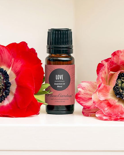 Edens Garden Love Essential Oil Blend- 100% Pure Premium Grade, Undiluted, Natural, Therapeutic, Aromatherapy, The Best for Diffusing, Skin, Candle, Laundry 10 ml (.33 fl oz)