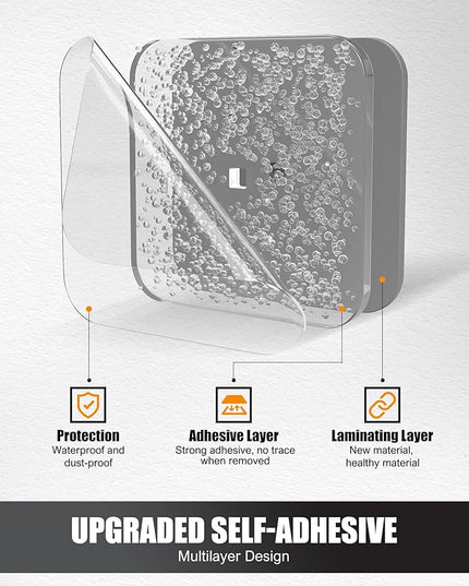 Hat Rack for Hat Storage(8-Pack), Multi-Purpose Hat Organizer, Strong Adhesive Hat Hooks for Wall, Hat Organizer for Baseball Caps, Two Mounting Options Hat Hook, Gray