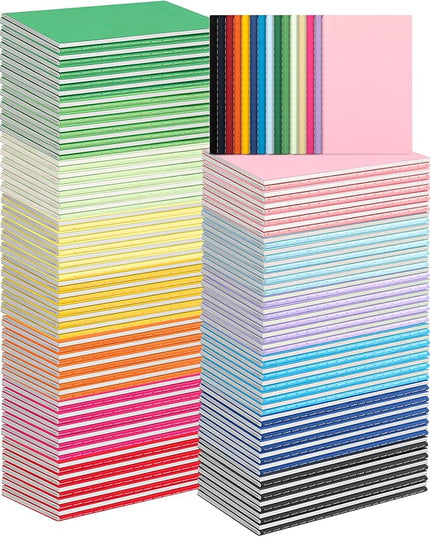 150 Pack Mini Pocket Colorful Lined Notebook Bulk, Journals Bulk, Small Notebooks 3.5x5.5, 30 Sheets/60 Pages, Mini Notebooks for Traveler, Students, School Supplies(Lined-150 pack, 15 Colors)