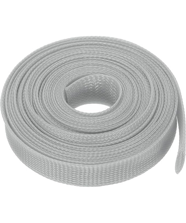 uxcell Expandable Sleeving, 1-inch 25ft Cable Sleeve, Gray