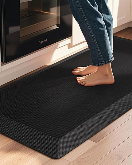 Anti Fatigue Kitchen Mats for Floor, 9/10 Extra Thick Cushioned Standing Desk Mat, Comfort Memory Foam Ergonomic Kitchen Rugs and Mats Non-Slip Waterproof for Office, Kitchen, Sink, 20" x 39"