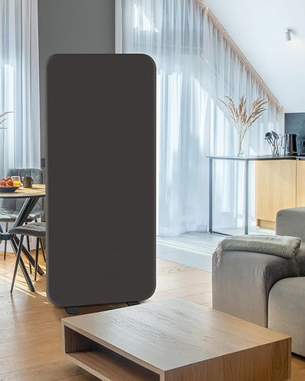 DECOLAB Room Divider Panel, Standing Privacy Partition Dividers for Office, Studio Apartment, Classroom, Home, Restaurant, Scratch Resistance, 29"x65", Iron