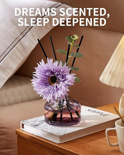 Reed Diffusers Set Lavender Scent, 7.10 oz Diffusers for Home with 7 Diffuser Sticks, Reed Diffuser for 120 Days, Perfect for Bathroom, Shelf Decor, Air Fresheners