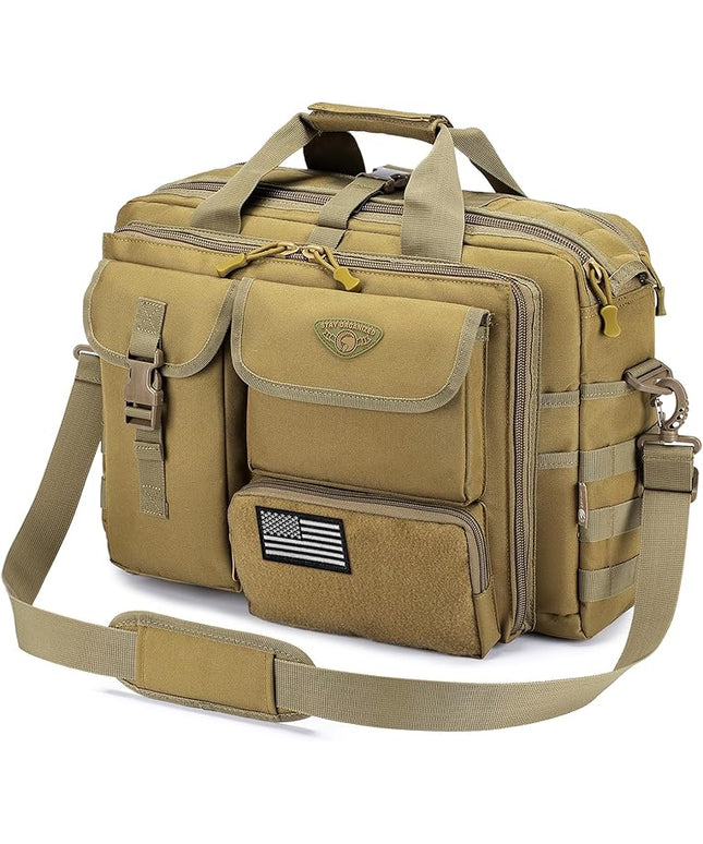 Stypos Tactical Messenger Bag Briefcase for Man Military Laptop Bag 14 Inch/15.6 Inch /17.3 Inch Messenger Shoulder Work Bag
