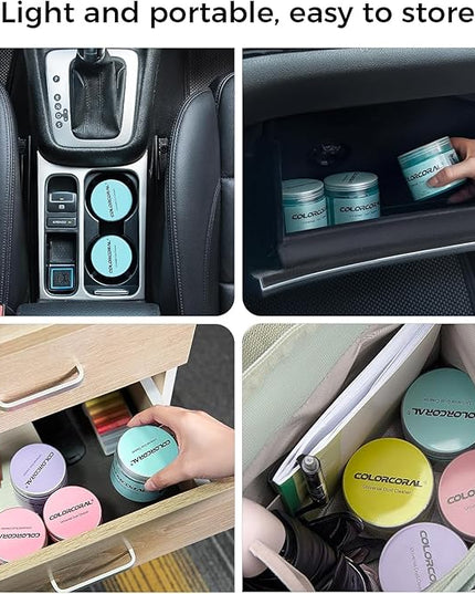 ColorCoral Car Cleaning Gel 2Pack Car Clean Putty, Universal Car Interior Cleaner Slime, Perfect Keyboard Cleaning Kit Supplies, Auto Detailing Tools Accessories, Dust Remover Gifts for Men Women