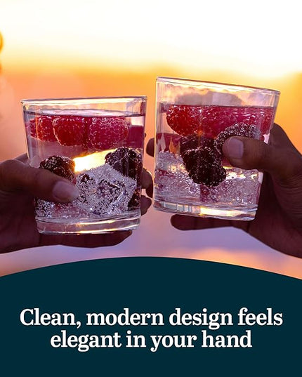 Libbey Preston Tumbler and Rocks Glass Cups Set, All Purpose Everyday Drinking Glasses Set of 16, Glassware Drinking Glasses for Birthdays, Dinners