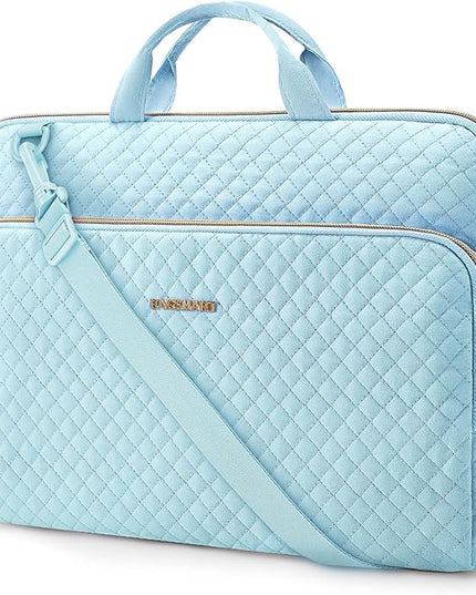 BAGSMART Laptop Case 15.6 Inch, Lightweight Laptop Bag Compatible with MacBook Pro 16 Inch,15.6 Inch HP,Dell,Acer Aspire,Asus Notebook, Protective Case with Shoulder Strap,Pocket,Handle, Blue