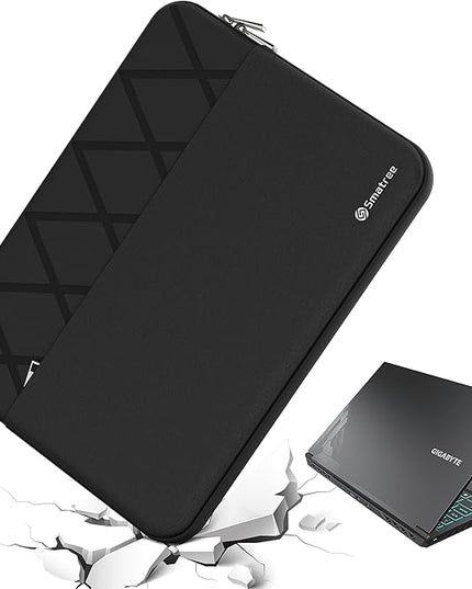 Smatree 15.6 inch Laptop Sleeve for GIGABYTE G5 GD/KD/MD/KC, for GIGABYTE A5 K1/X1, GIGABYTE Protective Laptop Case with Accessory Pocket, YKK Zipper, Patented Super Corner Design (E601)