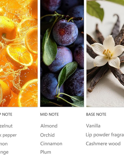 Waterless Diffuser Oil 20ml Vanilla Aroma Scent- Hazelnut, Citrus, Cinnamon, Plum& Cashmere Wood Fragrance Oil for Essential Oil Diffusers, Home, Hotel, Office and Car