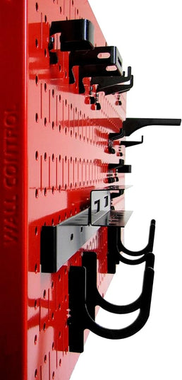 Wall Control Pegboard Value Pack - (3) Pack of Wall Control 16-Inch Tall x 32-Inch Wide Horizontal Red Metal Wallboards for Home & Garage Tool Storage Organization (Red Pegboard)