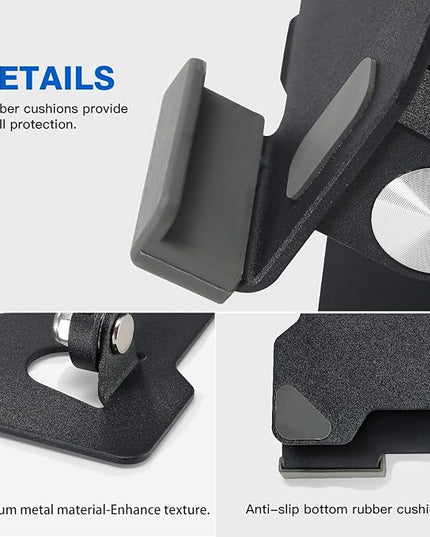 KABCON Tablet Stand,Tablet Holder for iPad,Adjustable Portable Multi Angle Desktop Stand Compatible with iPad Pro 9.7 10.5 12.9 Air Mini 1-4,Galaxy Tabs,Surface Pro Tablets,Kindle,E-Reader,Nexus