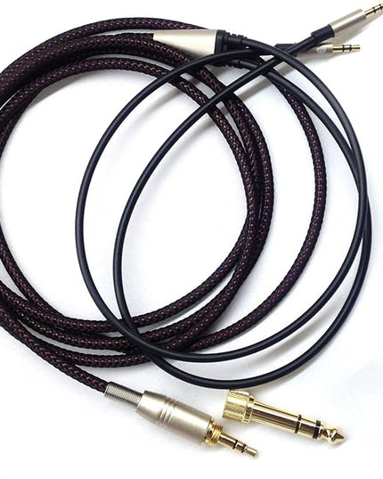 NEW NEOMUSICIA Replacement Cable Compatible with Hifiman HE400S, HE-400I, HE-400i（Dual 2.5mm Port）, HE560, HE-350, HE1000, HE1000 V2 Headphone 3.5mm / 6.35mm to Dual 2.5mm Jack Male Cord 3meter/9ft