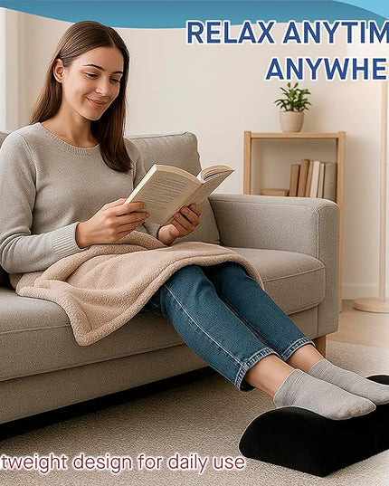 Sealy Foot Rest for Under Desk at Work – Ergonomic Foot-Stool, Foot-Rest for Couch – Versatile Footrest Underdesk for Office & Home, Small Foot-Rest for Chair, Heated Footrest Under Desk