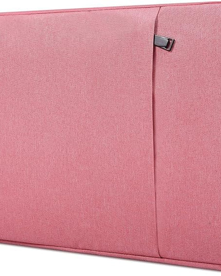 14 Inch Laptop Sleeve Case Women Girls for DELL XPS 15, Latitude 5420 7420, Inspiron 14, Lenovo Flex 5, HP 14 Laptop, Razer Blade 15, Laptop Cover 14 inch Water Resistant Computer Bag -Pink