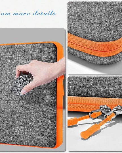 Hseok Laptop Case 13.3 Inch Sleeve Recycled Water Resistant Cover for MacBook Pro 14" M4 M3 M2 M1 and All Model 13.3" Mac Air/Pro, XPS 13 14 and Most Popular 13"-14" Notebooks,D02G02