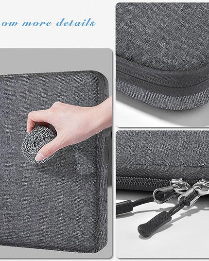 Hseok Laptop Case 15.6 Inch Sleeve, Shockproof Protective Water Repellent with Accessory Pocket,Compatible with Mac Pro 16 inch 2025-2019, Sleeve Bag for Most 15 15.6 16 Notebooks,L01G07