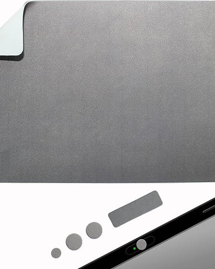 Travel Large Mouse Pad - Adhesive Bottom - Peel and Sticks to Any Surface - Portable (XL -Blank- Gray)
