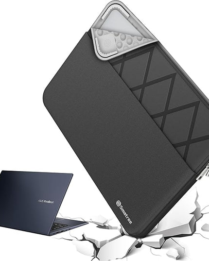 Smatree 14 inch Laptop Sleeve for ASUS ExpertBook B2 Flip B2402F/ExpertBook B2 B2402C, ASUS Protective Laptop Case with Accessory Pocket, YKK Zipper, Patented Super Corner Design (E617)