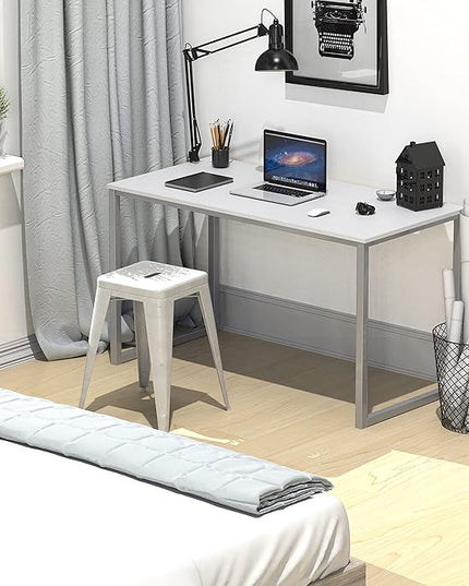 SHW Mission 40-Inch Home Office Computer Desk, White