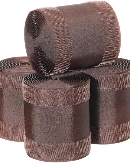 WILLBOND Carpet Cord Cover Cable Protector Floor Cover Cable Protector Management Only for Commercial Office Carpet(39.37 ft,Brown)