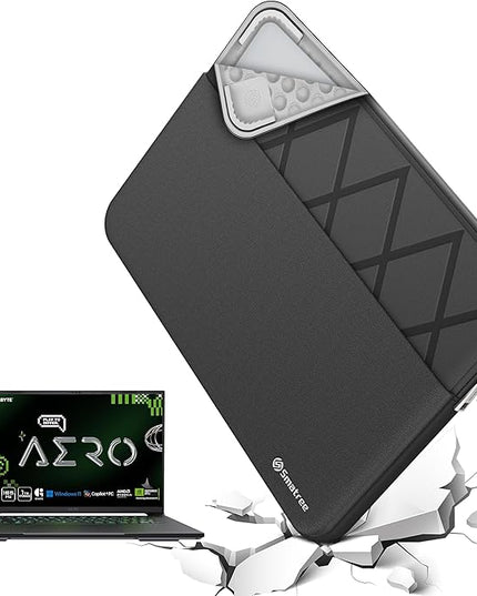 Smatree Laptop Sleeve for 15.6 inch GIGABYTE Aero 5 KE4/AERO 5 XE4, for 16 inch Aero 16 OLED BKF/BSF, Aorus 16X 9KG 2024/16X 9SG 2024/16X AKG 2024/ELITE 16 AE6H, Case with Pocket(E639)