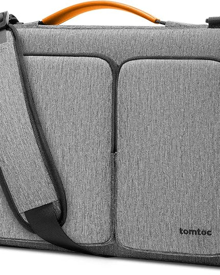 tomtoc Laptop Shoulder Bag for 2025 14 Inch MacBook Pro M5/M4/M3/M2/M1 Pro/Max 2025-2021, 13.5-14.4 Surface Laptop 7/6/Studio 2, Surface Book 3, 360 Protective Case Fit Asus VivoBook