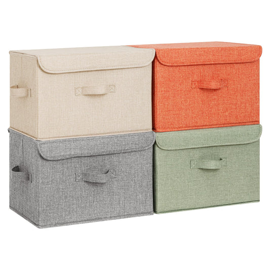 GRANNY SAYS Memory Keepsake Storage Box, Fabric Storage Bins with Lids