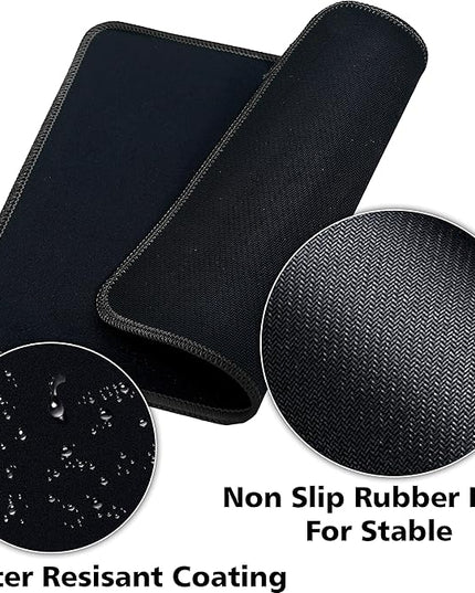 SaiTech IT 20 Pack 2mm Mouse Pad with Stitched Edges Non-Slip Rubber Base, Premium-Textured and Waterproof Mousepads Bulk, Mouse Pad Multipack Mousepad for Computers, Laptop, 8.66 x 7.1 inch