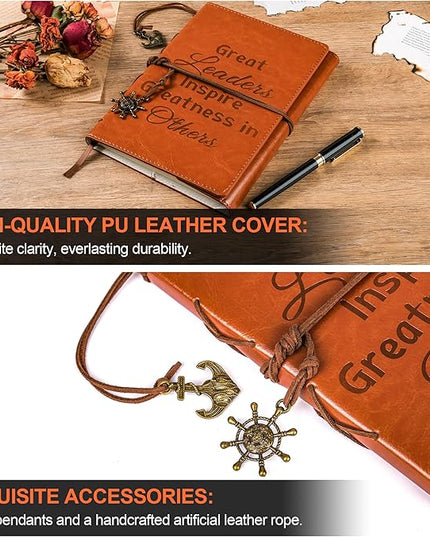 Cool Best Thank You Gifts For Bosses Coworkers Leadership Manager Coach Women And Men Journaling Notebooks New Job Appreciation Going Away Inspirational Retirement Farewell Gifts