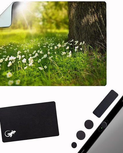 Adhesive Mouse Pad - Peel and Sticks to Any Surface - Travel Mouse Pad, Sticky for Any Surface - Excellent Tracking - Sunny Meadow