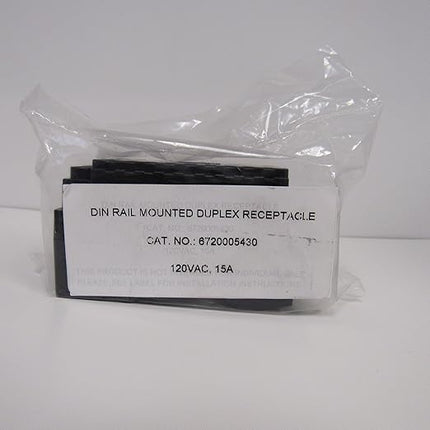 WEIDMULLER 6720005430 Connector, AC Outlet, Duplex, RCPT, 15A, 120V