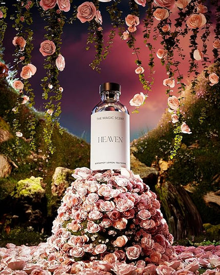 THE MAGIC SCENT Heaven Hotel Scent Diffuser Oil - Cold-Air & Ultrasonic Fragrance Oil for Diffuser Inspired by The Aria Hotel, Las Vegas - Essential Oil Aromatherapy (500 ml)
