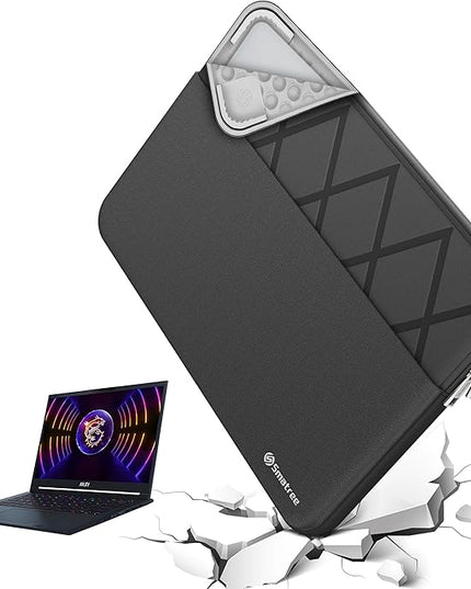 Smatree 14 inch Laptop Sleeve for MSI Modern 14/Summit E14 Flip Evo/Summit E14 Evo/Prestige 14H/Prestige 14 Evo, Protective Laptop Case with Accessory Pocket, YKK Zipper, Shockproof Design (E425)