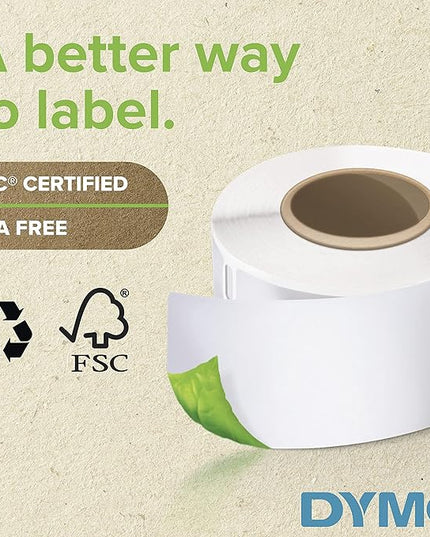 DYMO Authentic LW Extra-Large Shipping Labels for LabelWriter Label Printers, White, 4" x 6", 10 Rolls of 220 (2200 Total)